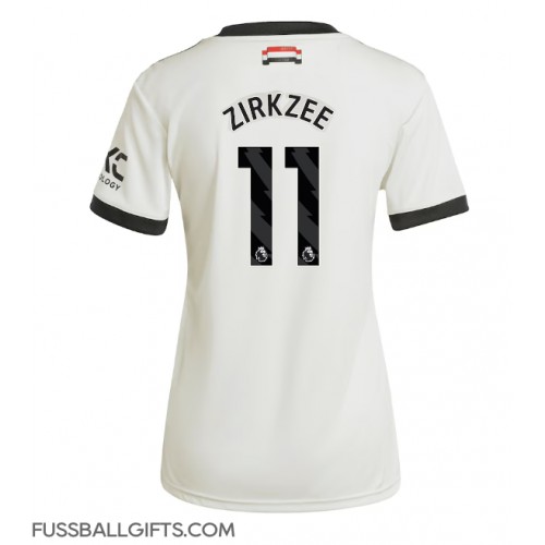 Manchester United Joshua Zirkzee #11 Fußballbekleidung 3rd trikot Damen 2024-25 Kurzarm